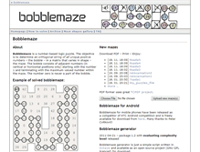 Tablet Screenshot of bobblemaze.svi.econ.muni.cz