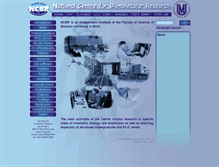 Tablet Screenshot of ncbr.muni.cz