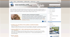 Desktop Screenshot of iba.muni.cz