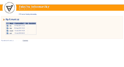 Desktop Screenshot of ftp.fi.muni.cz