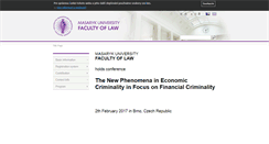 Desktop Screenshot of novejevy.law.muni.cz