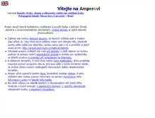 Tablet Screenshot of amper.ped.muni.cz