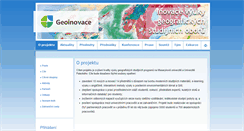 Desktop Screenshot of geoinovace.geogr.muni.cz