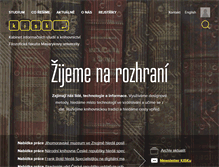 Tablet Screenshot of kisk.phil.muni.cz