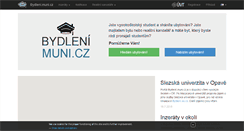 Desktop Screenshot of bydleni.muni.cz
