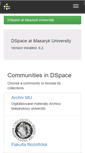 Mobile Screenshot of dspace.muni.cz