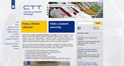 Desktop Screenshot of ctt.muni.cz