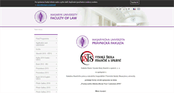 Desktop Screenshot of kyc.law.muni.cz